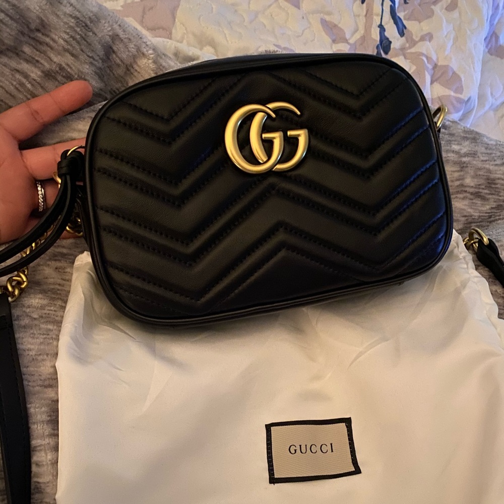 Gg black crossbody